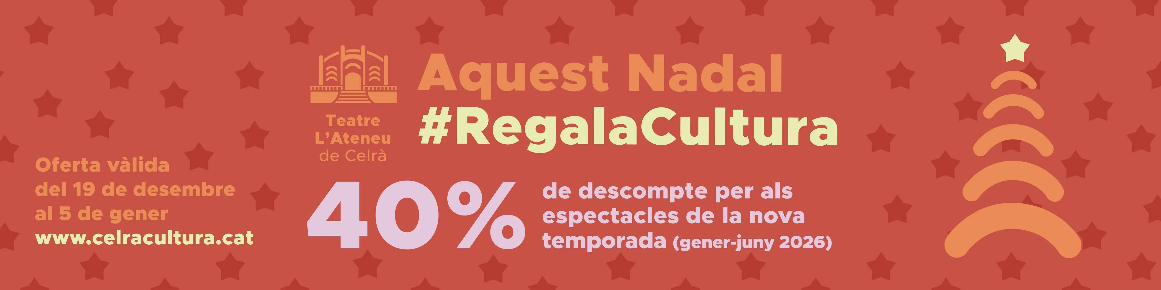 Promoció 40% Nadal 2025-26